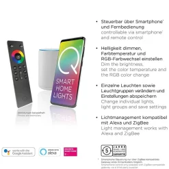 Smart hanglamp mat zwart verstelbaar><noscript><img width=