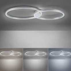 Smart plafondlamp aluminium ringen dimbaar>Straluma Best