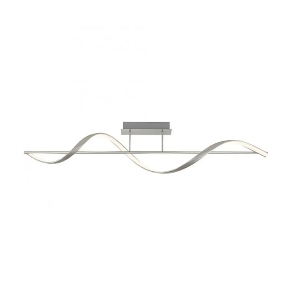 Smart plafondlamp LED spiraal staal>Straluma Online