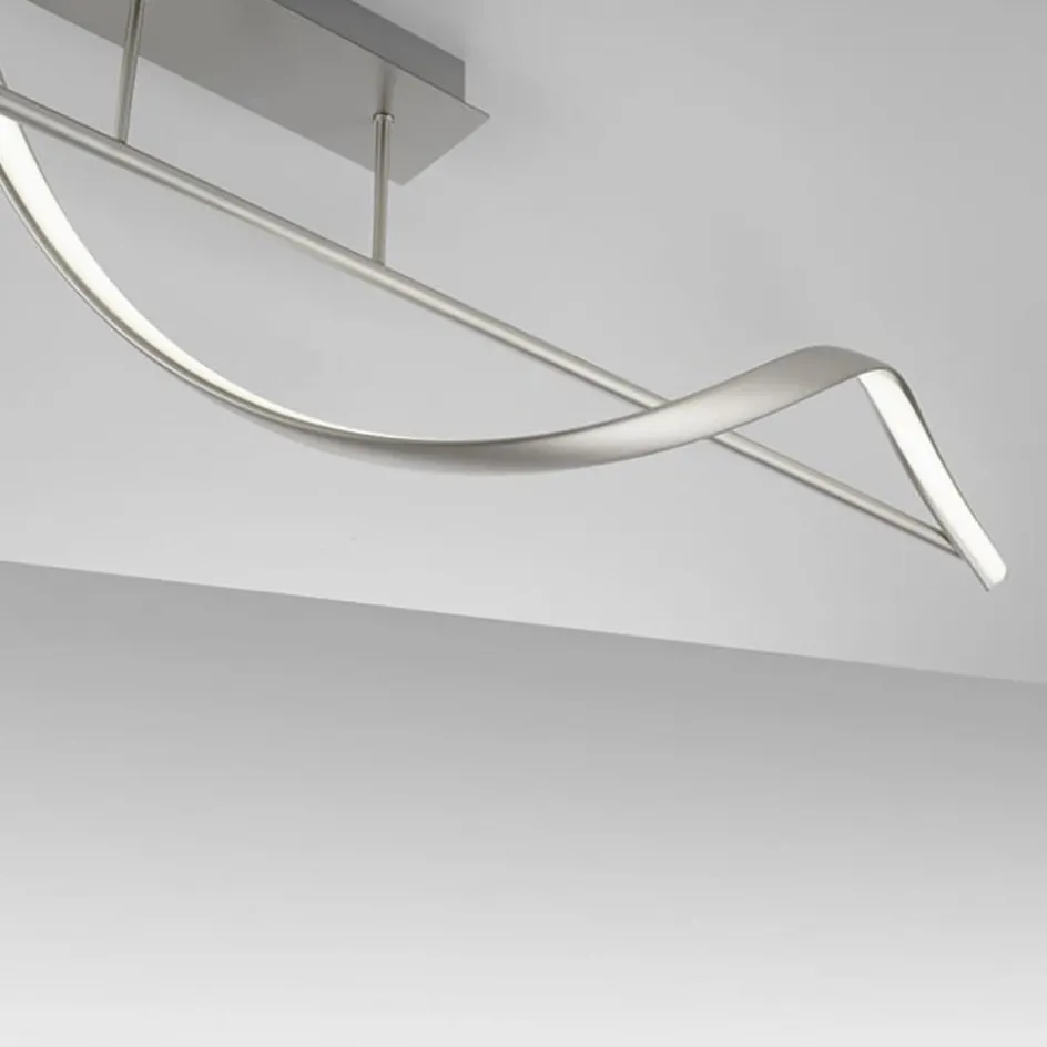 Smart plafondlamp LED spiraal staal>Straluma Online