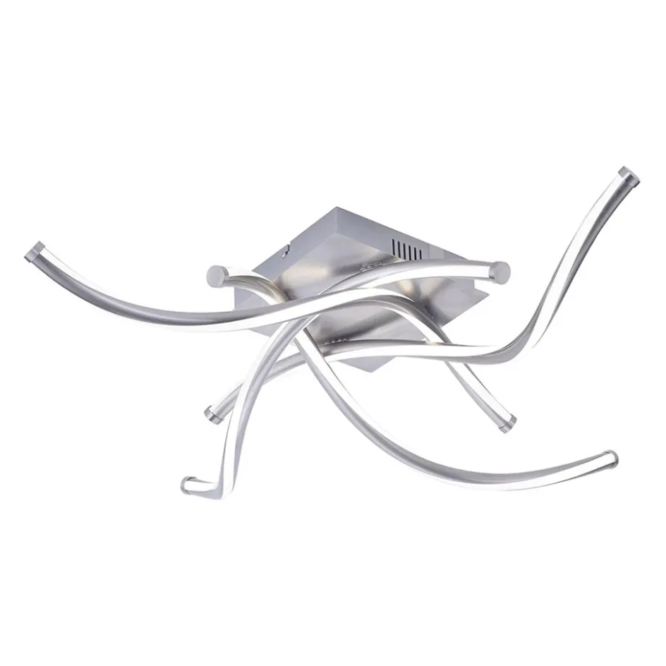 Smart plafondlamp spiraal nikkel modern>Straluma Clearance