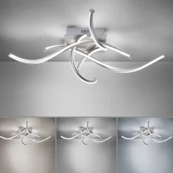 Smart plafondlamp spiraal nikkel modern>Straluma Clearance