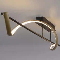 Smart plafondlamp spiraal antraciet/goud><noscript><img width=