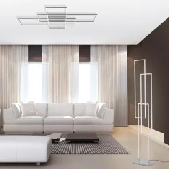 Smart plafond/wandlamp rechthoeken inclusief remote><noscript><img width=