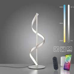 Smart tafellamp LED dimbaar staal>Straluma