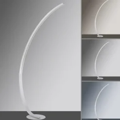 Smart vloerlamp boog aluminium inclusief dimbaar LED><noscript><img width=