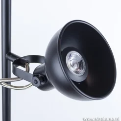 Staande 2-L spot zwart industrieel incl.gu10><noscript><img width=