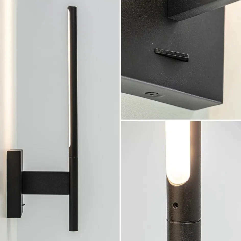 3-Standen dimbare wandlamp met verstelbare kap>Straluma