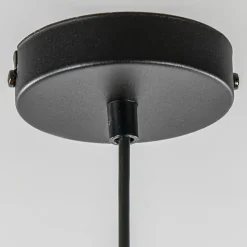 Stijlvolle kleine hanglamp zwart met goud><noscript><img width=