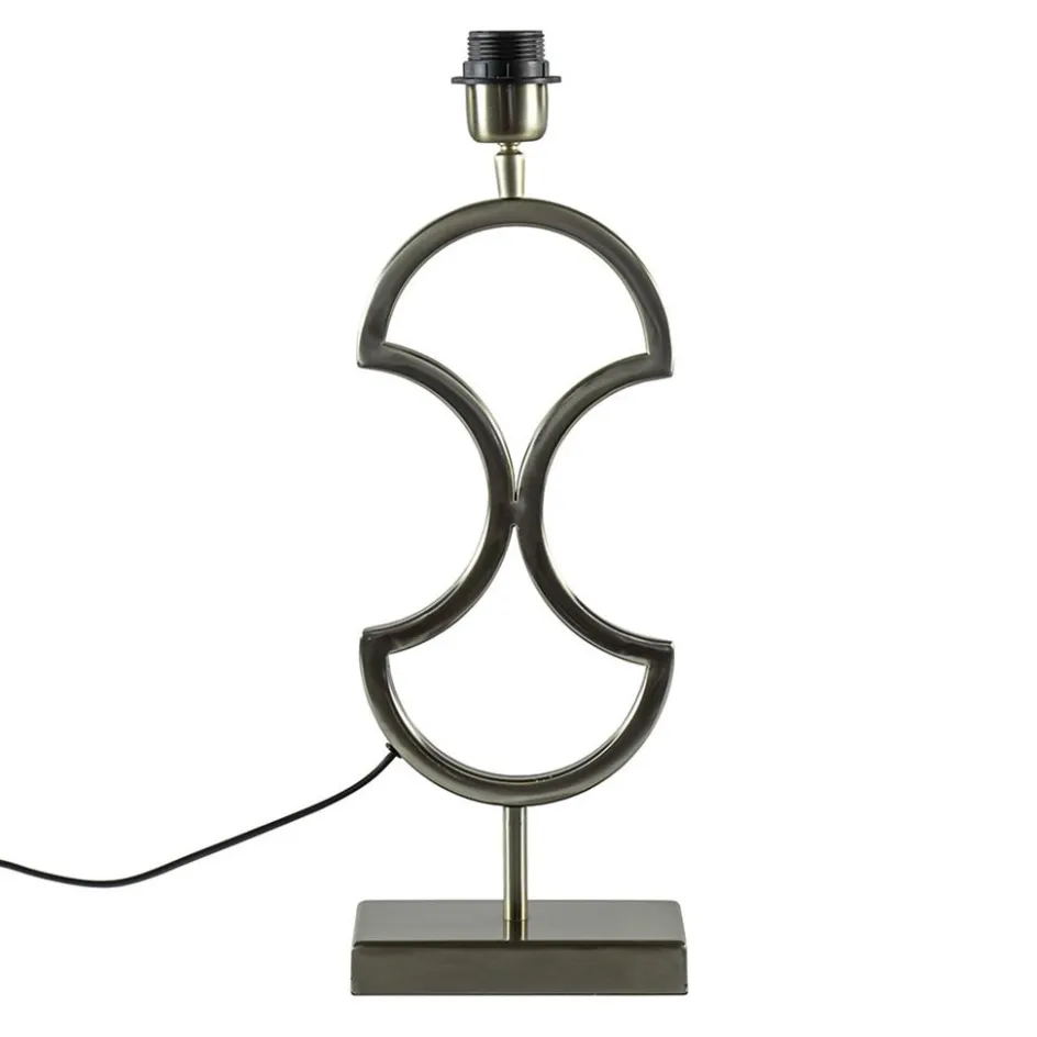 Strak klassieke lampvoet Riava licht goud>Straluma New