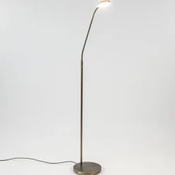 Strak klassieke LED leeslamp brons dim to warm>Straluma Clearance
