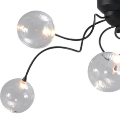 Strak klassieke plafondlamp LED met helder glas>Straluma