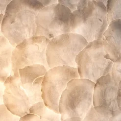 Tafellamp 40 cm cilinder creme schelpen><noscript><img width=