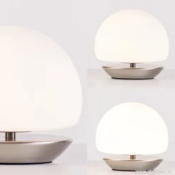 Tafellamp Ancilla bolglas 3-stappen dimbaar>Straluma Clearance