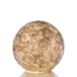 Tafellamp ball 30 cm rond creme schelpen>Straluma Best