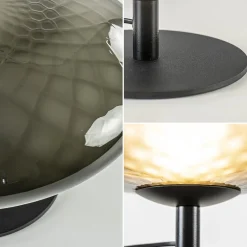 Tafellamp Bottega 40 zwart/smoke glas><noscript><img width=