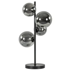 Tafellamp Calcio 4l zwart + smoke glas>Straluma Sale