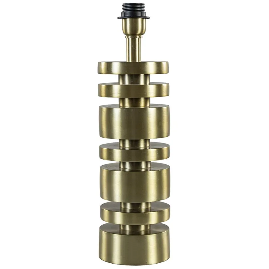 Tafellamp Desley voet z/kap matgoud>Straluma Online