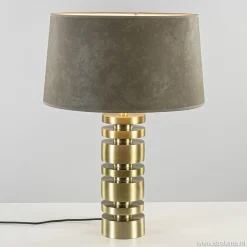 Tafellamp Desley voet z/kap matgoud>Straluma Online