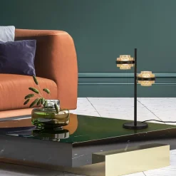 Tafellamp Dynasty zwart/amber><noscript><img width=