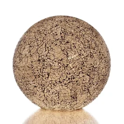 Tafellamp glasbol 30cm mozaiek zwart/wit>Straluma New