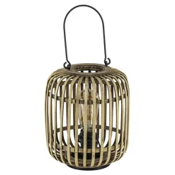 Tafellamp lantaarn bamboe>Straluma Outlet