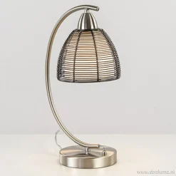 Tafellamp met zwarte draad kap>Straluma Outlet