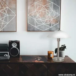 Tafellamp nikkel touchdimmer slaapkamer><noscript><img width=