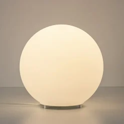 Tafellamp Oblica bol 25cm opaal mat wit><noscript><img width=