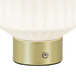 Tafellamp op batterij wit/goud 3-standen dimbaar><noscript><img width=