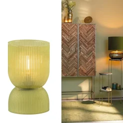 Tafellamp Phoebe licht olijfgroen op batterijen><noscript><img width=