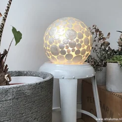 Tafellamp schelpen bol wit><noscript><img width=