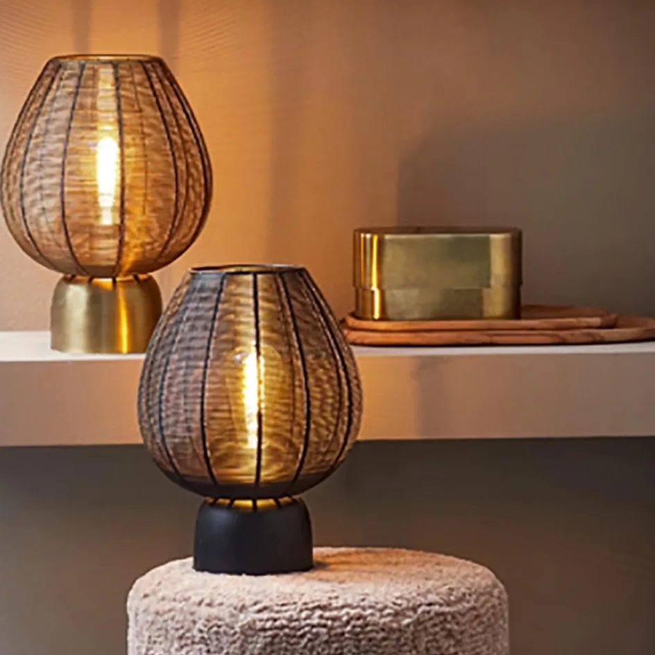 Tafellamp Suneko 34cm draad brons>Straluma Sale