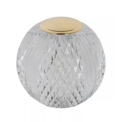 Tafellamp transparant/goud oplaadbaar>Straluma Sale