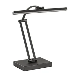 Tafellamp zwart "piano" model+touchdim.>Straluma New