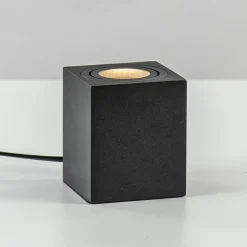 Tafelspot/vloerspot Rebel zwart vierkant>Straluma Outlet