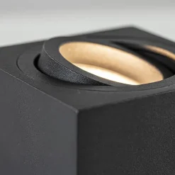 Tafelspot/vloerspot Rebel zwart vierkant><noscript><img width=