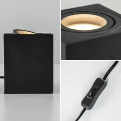 Tafelspot/vloerspot Rebel zwart vierkant><noscript><img width=