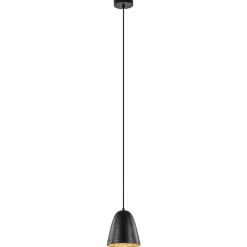 Trendy hanglamp Sumeri mat zwart met goud>Straluma Online