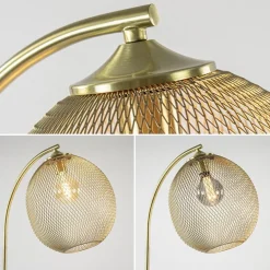 Trendy vloerlamp Moroc goud Light and Living><noscript><img width=
