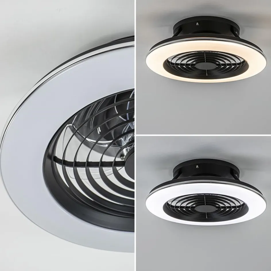 Ventilator Alisio Mini zwart met remote>Straluma Outlet