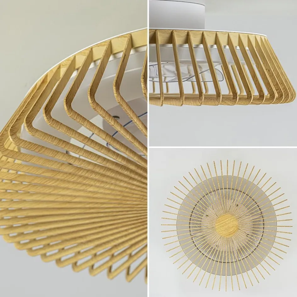 Ventilator Himalaya Wood remote+app>Straluma New