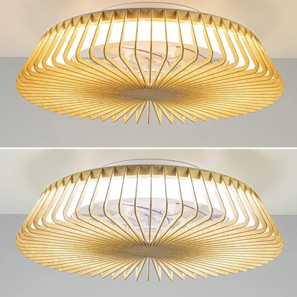 Ventilator Himalaya Wood remote+app>Straluma New