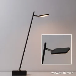 Verstelbare design led tafellamp zwart>Straluma Online