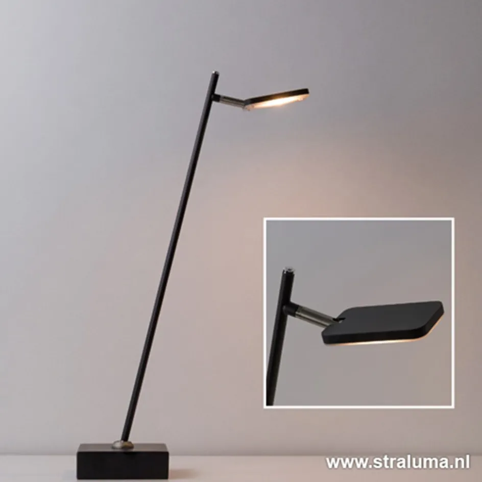 Verstelbare design led tafellamp zwart>Straluma Online
