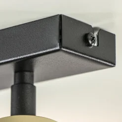 Verstelbare 5-lichts GU10 opbouwspot goud met zwart><noscript><img width=