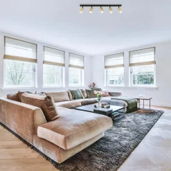 Verstelbare 5-lichts GU10 opbouwspot goud met zwart><noscript><img width=