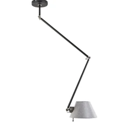 Verstelbare plafondlamp met stoffen kap>Straluma Best