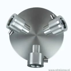 Verstelbare stalen opbouwspot 3-lichts><noscript><img width=