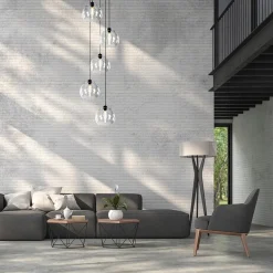 Videlamp / multipendel zwart met 5 helder glazen bollen><noscript><img width=